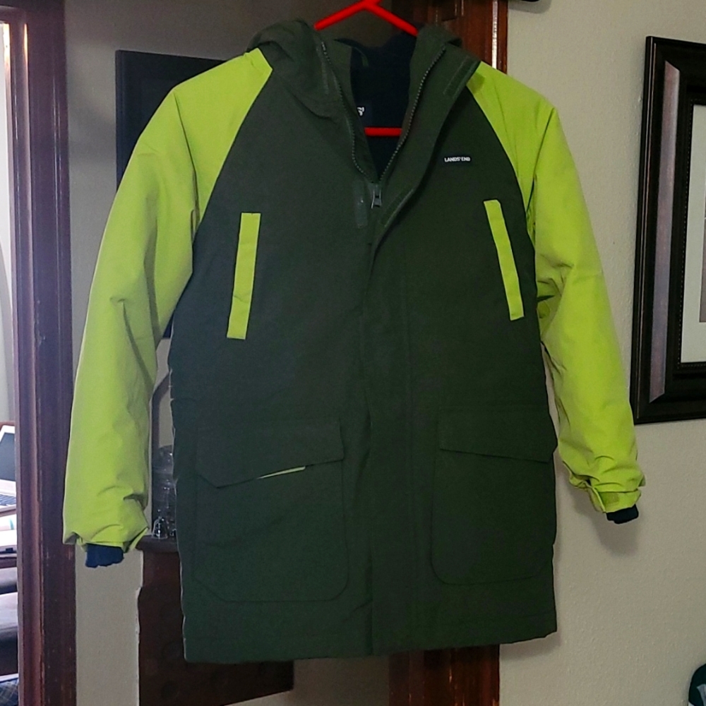 Land's End Squall Fleece Lined Waterproof Insulated Winter Parka
